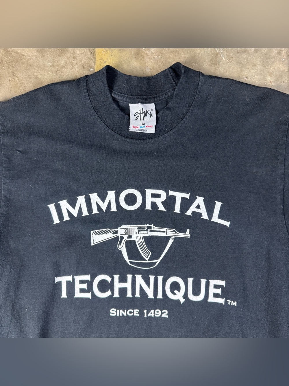 Immortal Technique T-Shirt Medium Shaka Wear Rap Tee Hip Hop New York Horrorcore